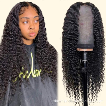 Soft Beauty Long 13x6 Frontal Indian Half Bone Straight Full Lace HD Color Water Wave Short Curly Human Hair Wigs Wholesale